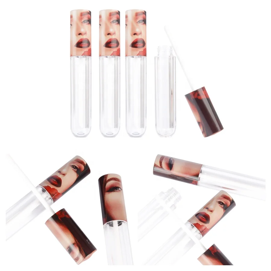 High Quality Cosmetic Packaging Container case Lip Gloss Bottle Empty Plastic clear Lip Gloss Tube