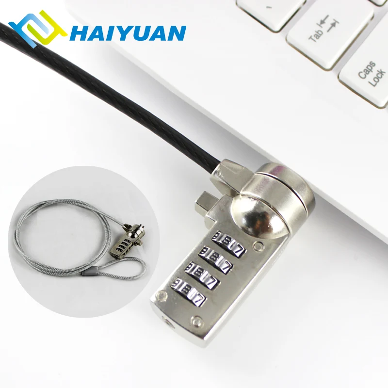 Notebook security cable luggage cases / suitcase anti-theft coded lock