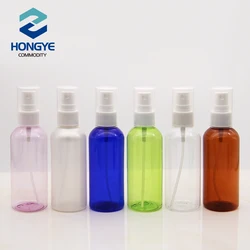 20/410 100 Ml Round Shoulder Pet Spray Bottles With Full Cover For Water/Perfume