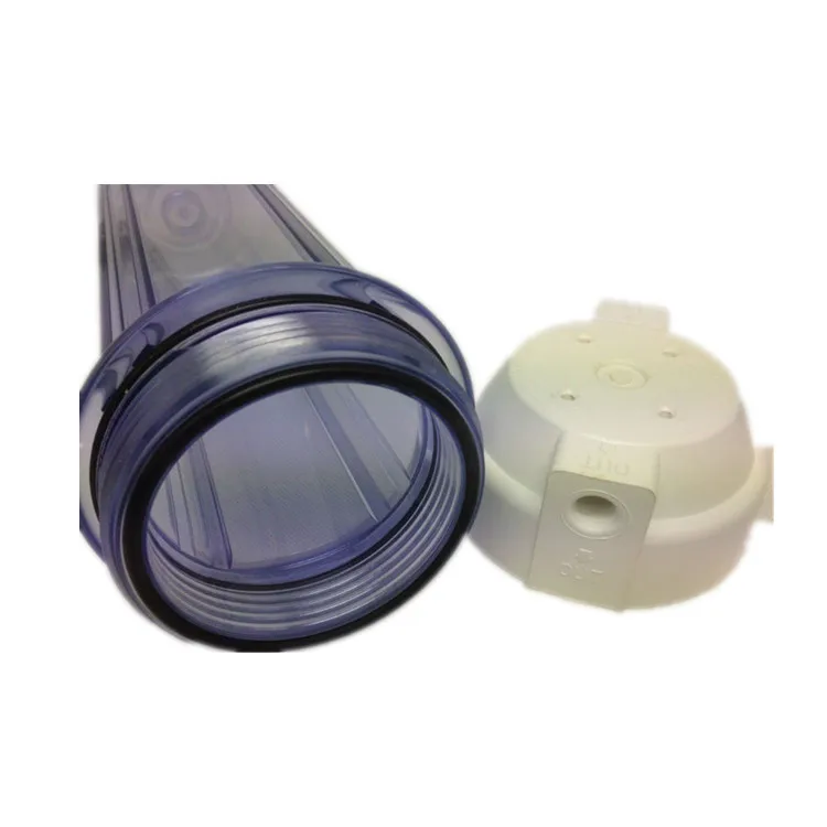 10 inch 20 inch whole house big blue plastic clear water filter housing