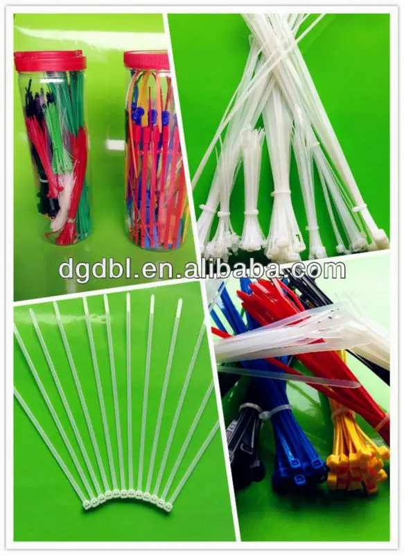 mounted head self cable nylon lock tie