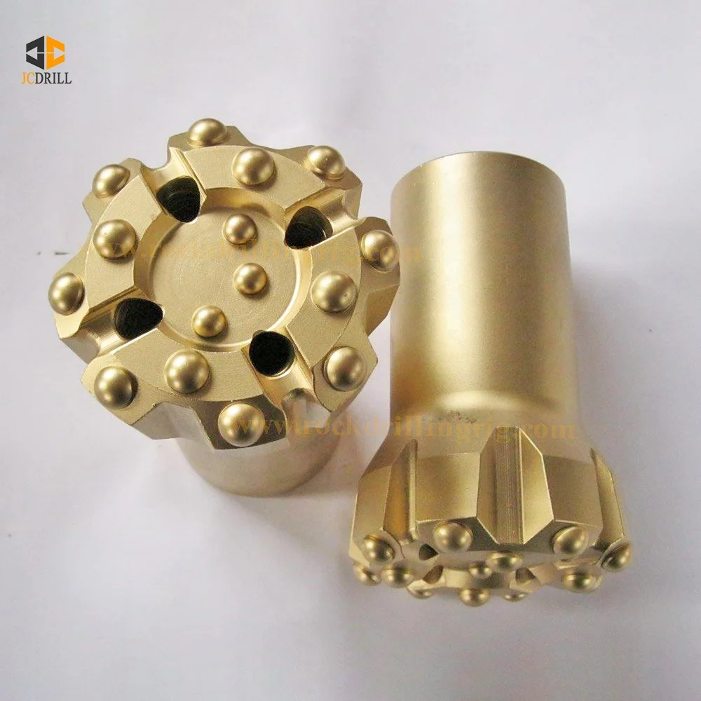 Hot sale R32,T38,T45,T51,T60 threaded drill button bits for bench and tunnel long hole drilling