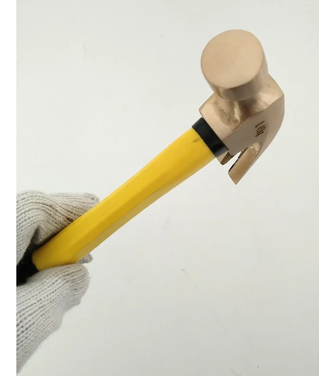 China manufacturer Non sparking bronze brass claw hammer