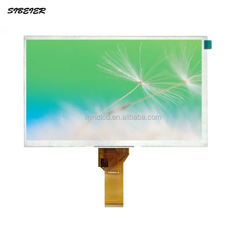 lcd display panels 7 inch  800*480 high brightness 800 nits flexible lcd display