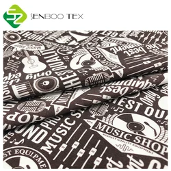 Knitted 200~250gsm Digital Printed 95 Cotton 5 Spandex Jersey Stretch Fabric Textile For Kids Wear