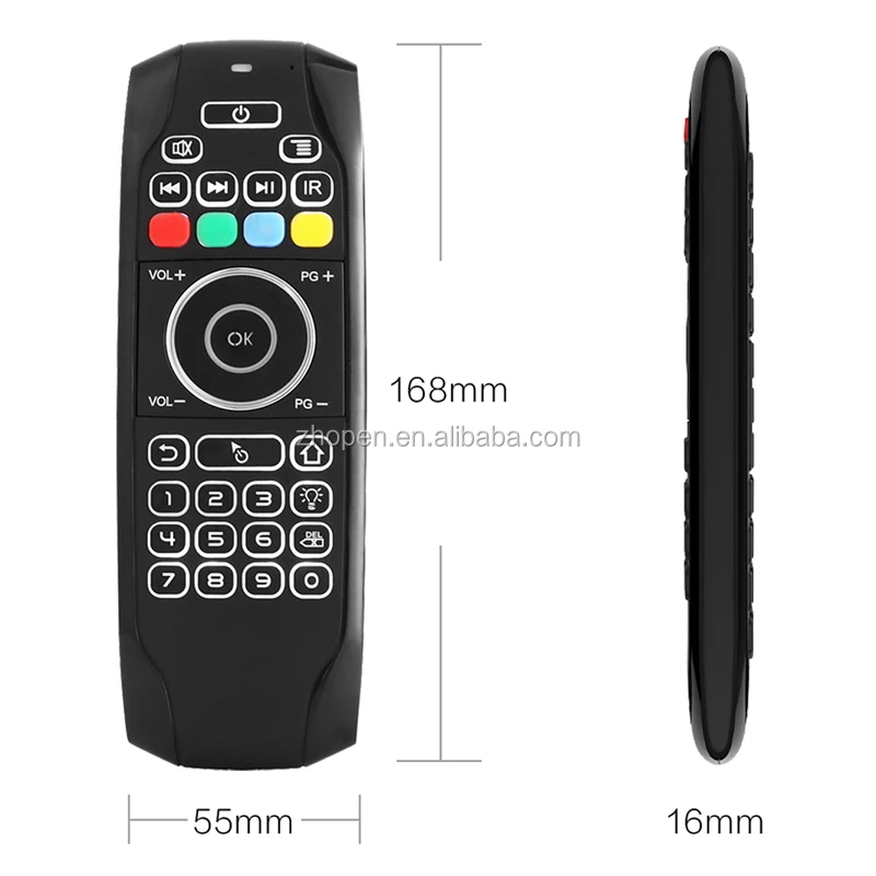 custom laptop gaming mini usb keyboard and mouse combo drivers g7 colorful backlit 2.4g wireless fly air mouse remote control