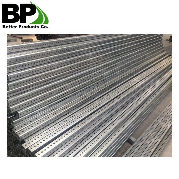 Perforated steel square tube for fitness equipment