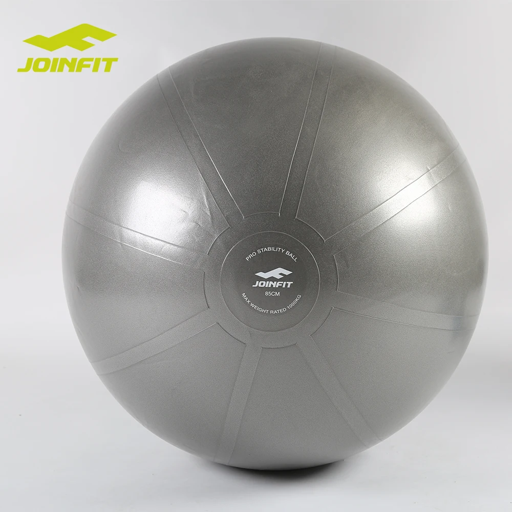 Exercise Ball Multiple Sizes for Stability, Balance & Yoga Workout Guide & Quick Pump Included Anti Burst