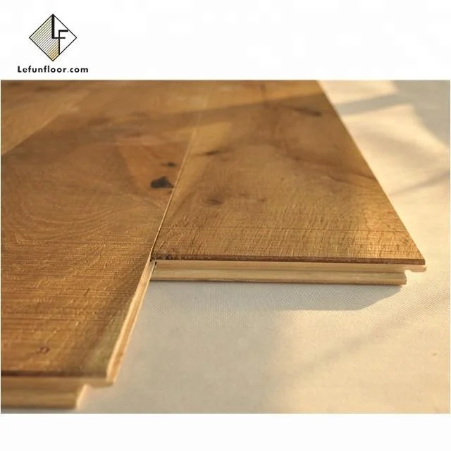 Wooden 3 Layer 1 Strip Oak Parquet Flooring