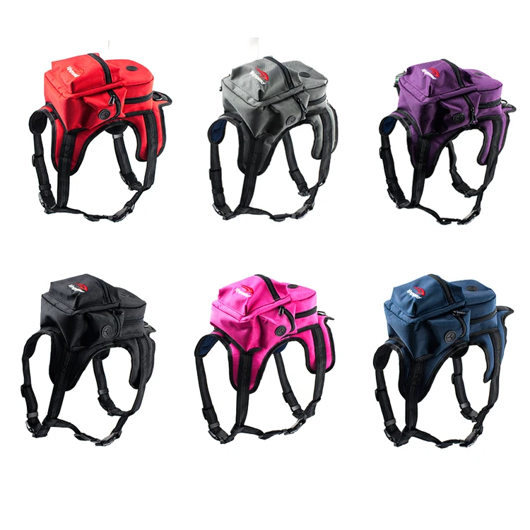 
Custom Made high-capacity Travel Camping and Hiking Dog Backpack Saddle Bag 