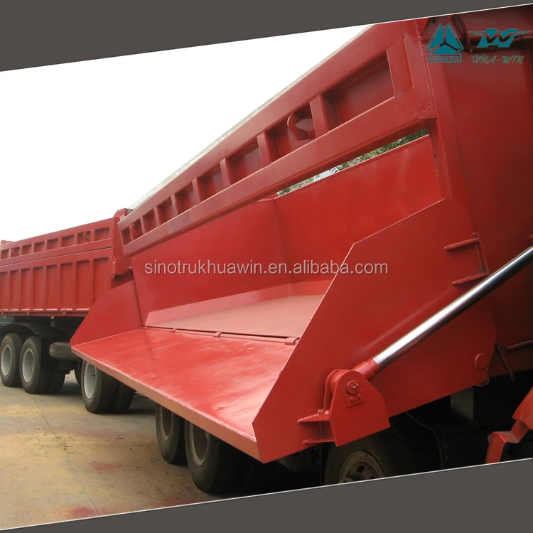 SINOTRUK HOWO 8x4 Dump Truck 35m3 Side Tipper with Trailer for Zambia