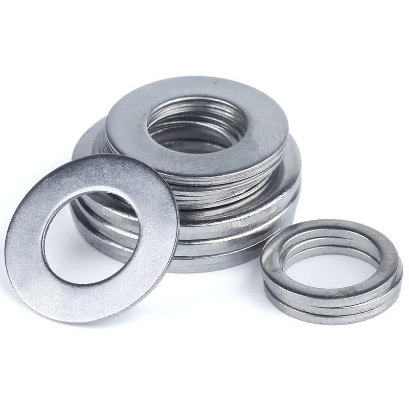 Din 125 all kind of stainless steel 304 gasket flat washer 3 4 5 6 8 10 12 with hole