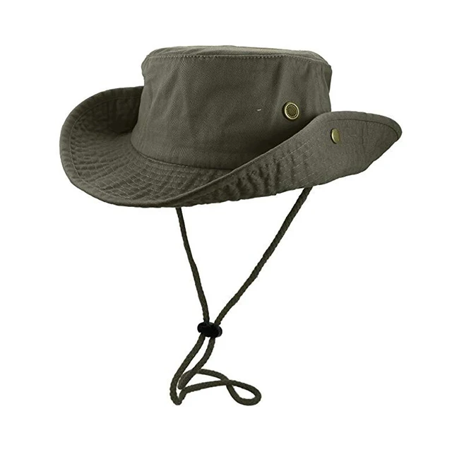 100% Cotton Stone-Washed bucket fishing hat Sun visor Hats