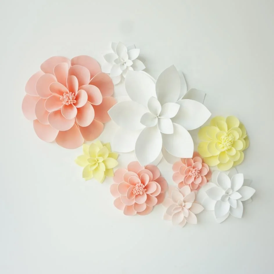 
Big foam flower large size for party decoration wedding wall home artificial PE EVA PAPER Customized 