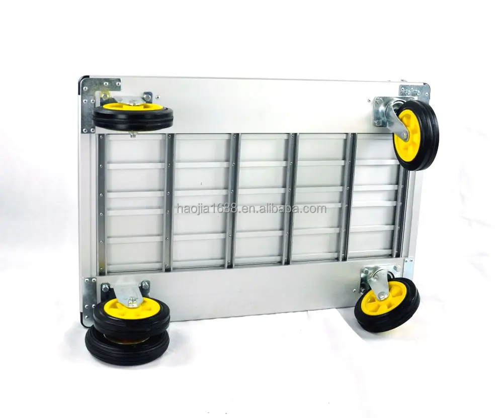 
300kg Foldable aluminum hand truck/hand cart luggage/aluminuim hand trolley 