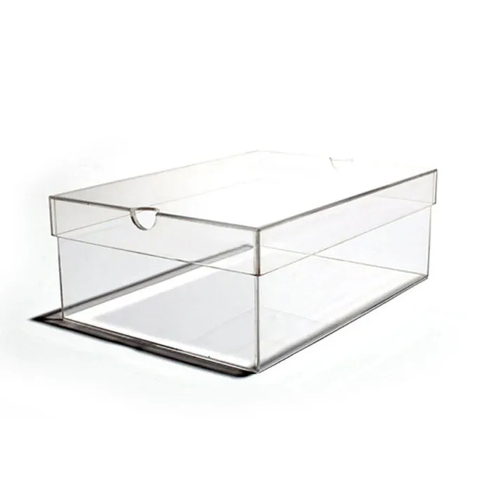 Promotional large acrylic sneaker display box for Nike acrylic sneaker display case