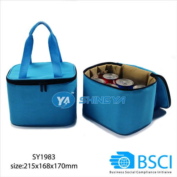 promotional gift insulated 6 pack wine cooler bag bulk canned drink cooler bag cooler lunch bag