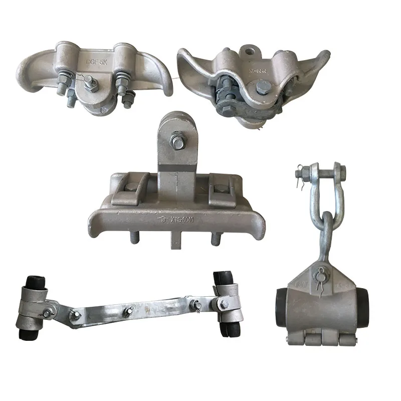 Hot sale various preformed abc double angle Aluminum alloy suspension clamps