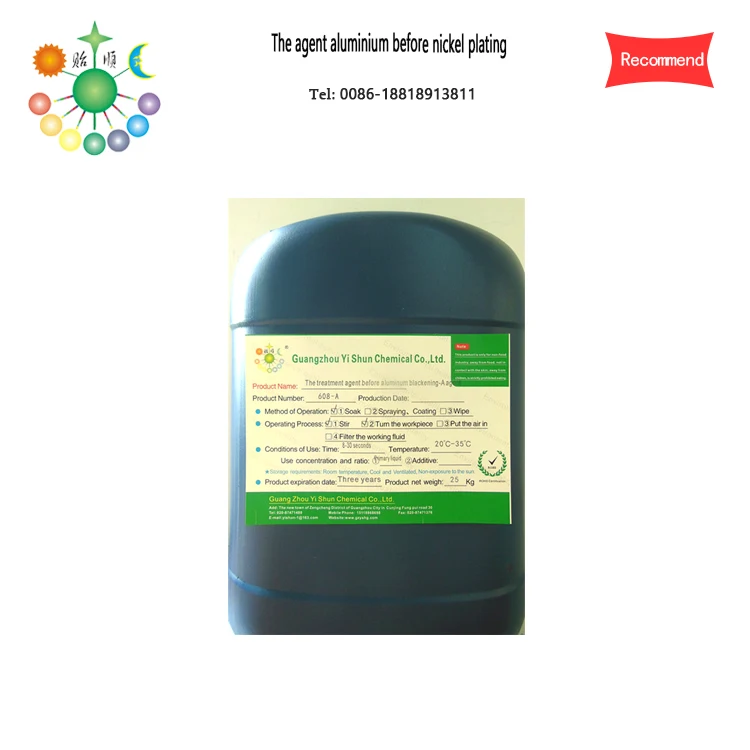 Чистящее средство для алюминиевая химическая перед никелирование нормальной температуре никелевое покрытие предварительной обработки агента металлической поверхности