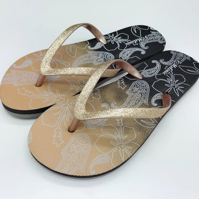 2024 китайские шлепанцы с логотипом оптовая продажа сандалии популярные женские блестками из ПВХ