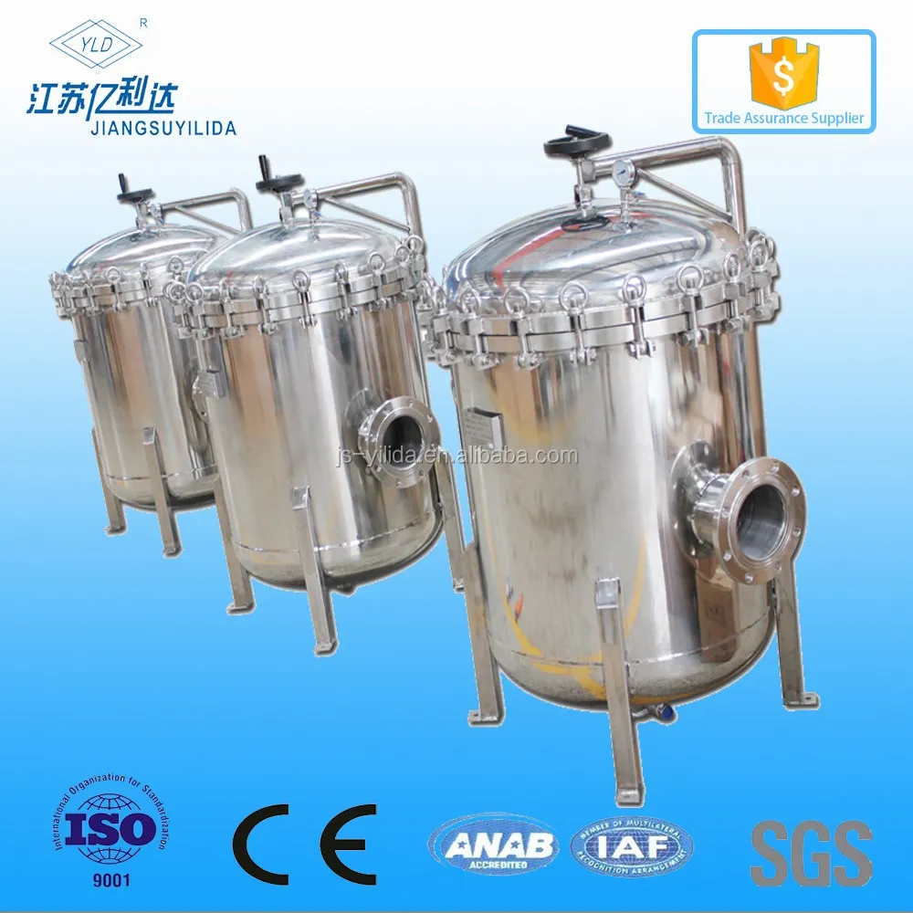 0.5 micro drinking water filter bag type, stainless steel bag filter housings,reusable polyester pleated bag filter