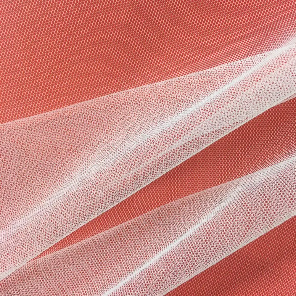 100 нейлоновая полутонкая трикотажная ткань Sari для индийской тюлевой ткани 20D 500 м/цвет дышащая однотонная окрашенная под заказ