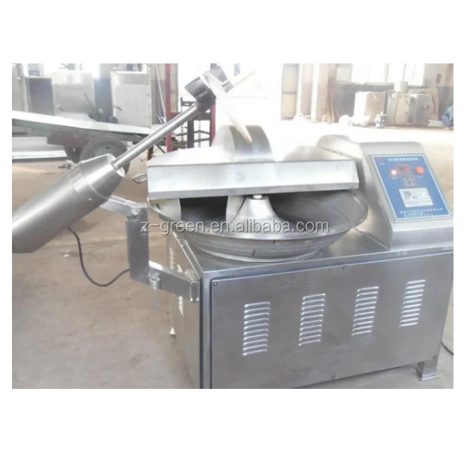 High speed meat bowl chopper mixer for sausage stuffing