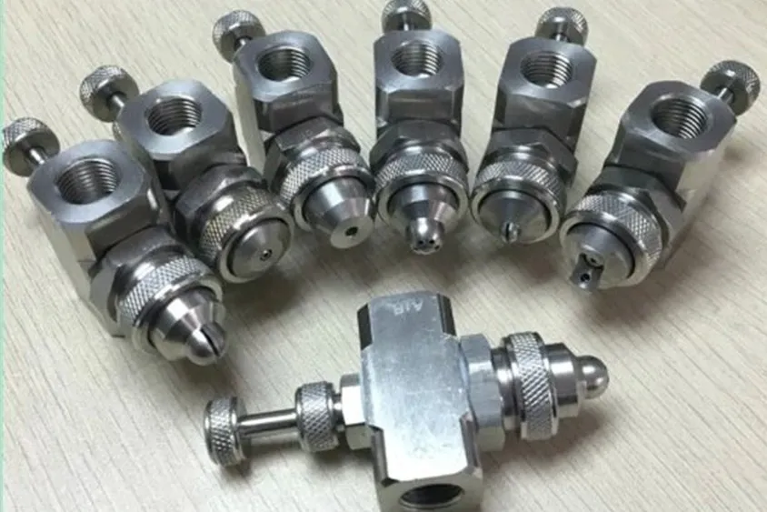 Air atomize stainless steel industrial spray nozzle