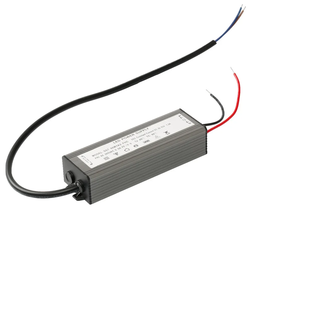 IP65 IP67 THD < 10% 50W 6kv BIS ovp   led driver for flood light street light