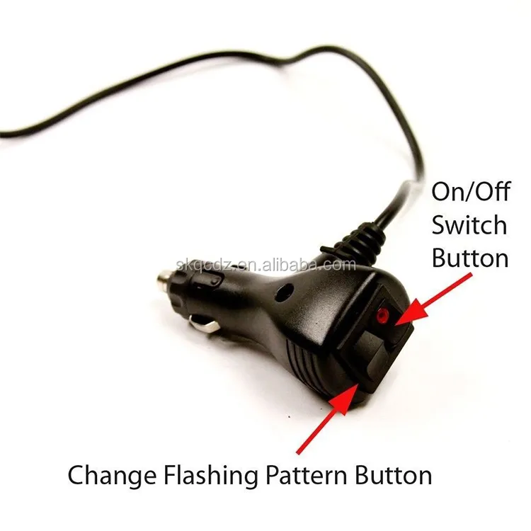 80W 24V Auto COB Strobe Flash Light