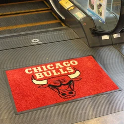 High Quality Custom Printed Garage Logo Floor Mat with Nylon Surface Rubber Backing New Shanghai HangJu LG-A06