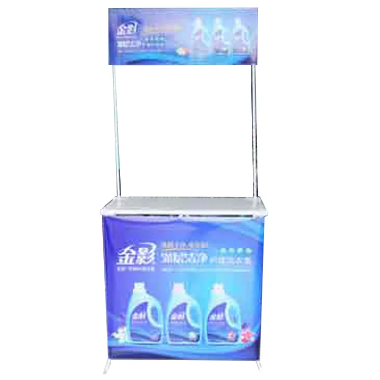 Hot Sale ABS Outdoor Plastic Portable Promotion Table Exhibition Foldable Counter Booth