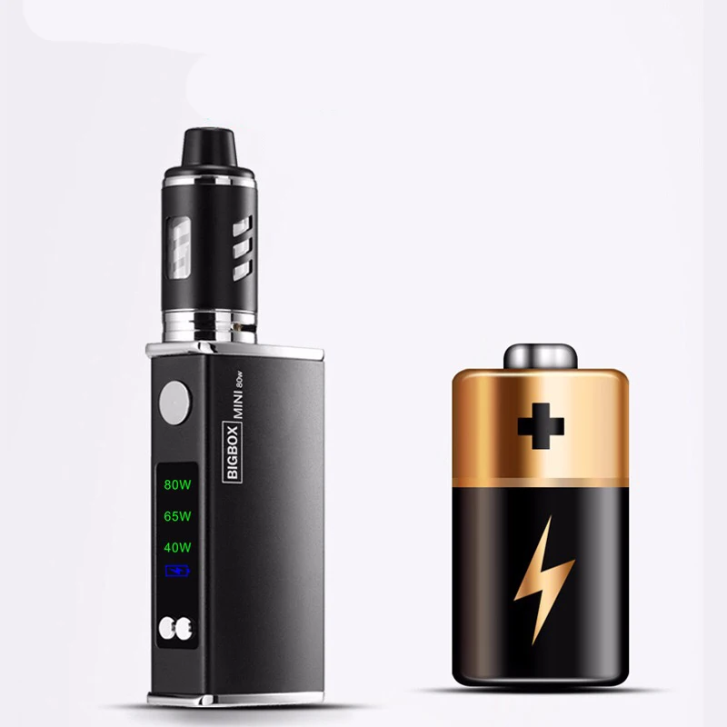 Newest design cheap e cig vape mods price of e cigarettes vape box mod with 80w box 2200mah battery