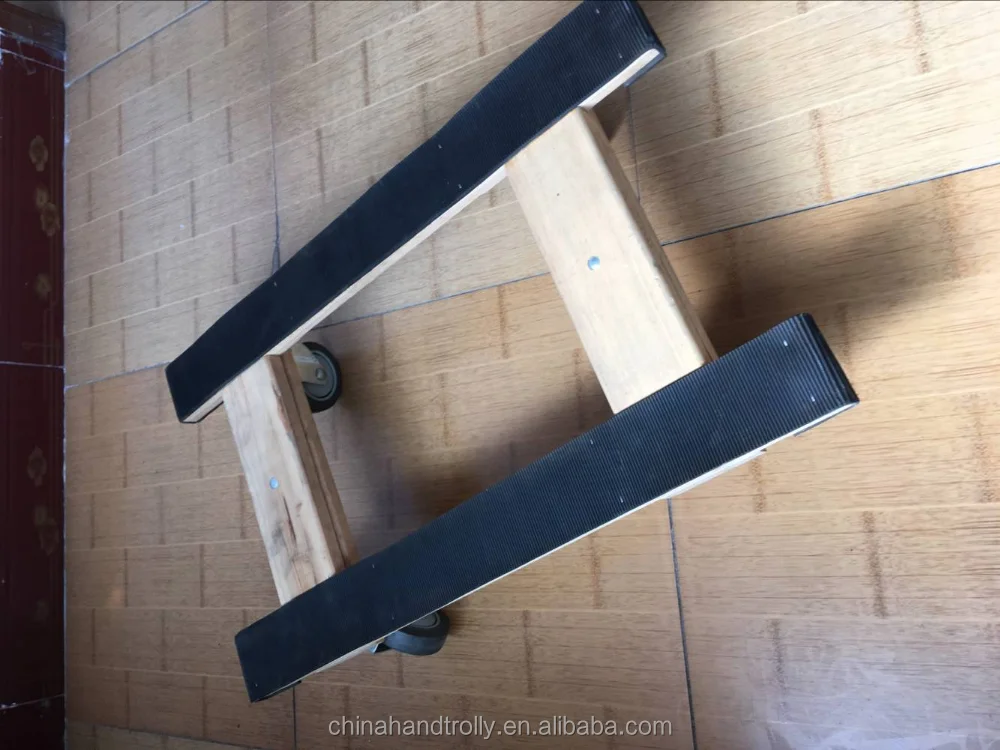 wood tool cart with swivel caster easy moving tool cart