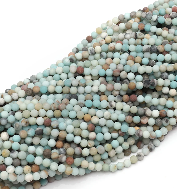 Незакрепленные бусины из драгоценных камней, натуральные камни амазонита для изготовления украшений, бусины для браслетов и ожерелий, детали для изготовления украшений