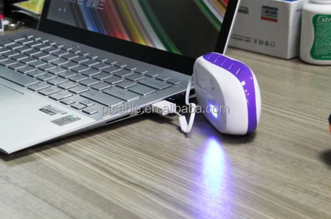 
Optical Slim Wired Touch Notebook Gaming Mouse With Retractable Cable For Laptop 