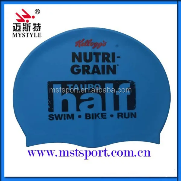 Most durable yellow silicone swim caps/silicone swimming caps