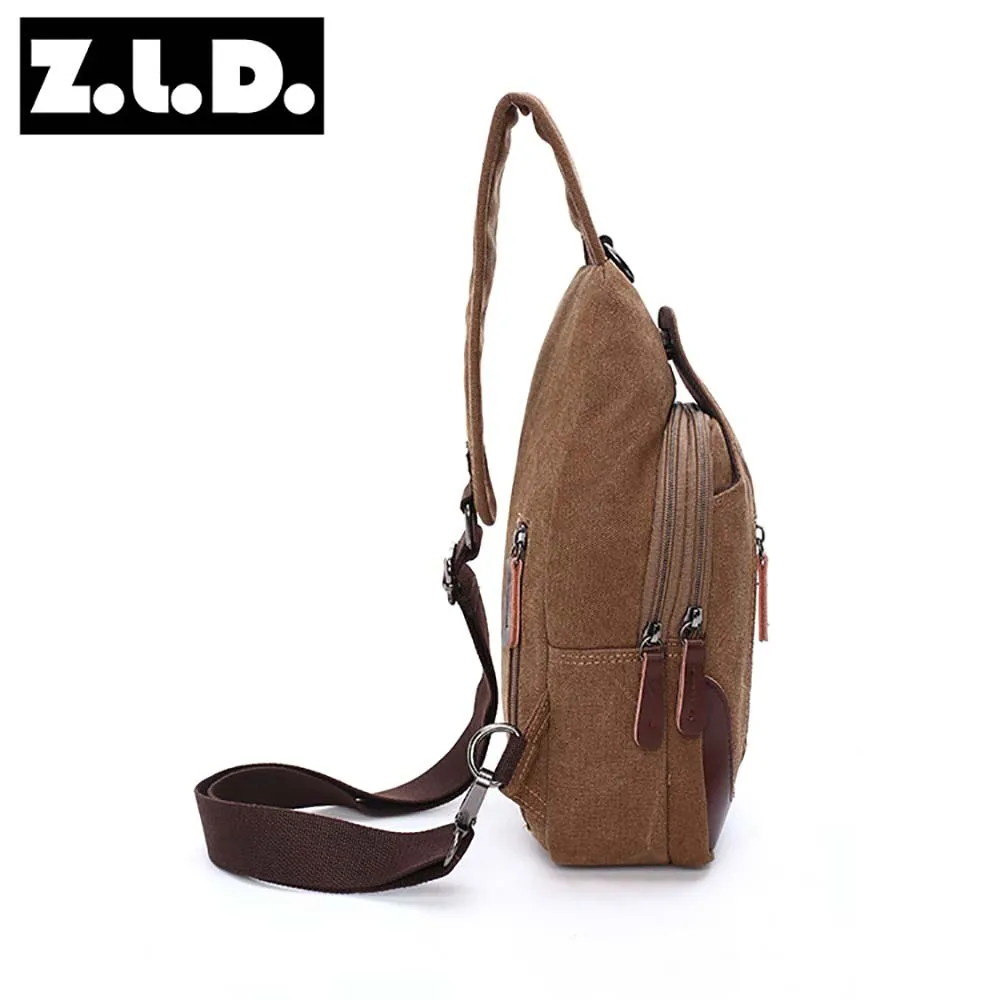 Durable Canvas Single Shoulder Crossbody Messenger Bag Sport Shoulder Bag Men