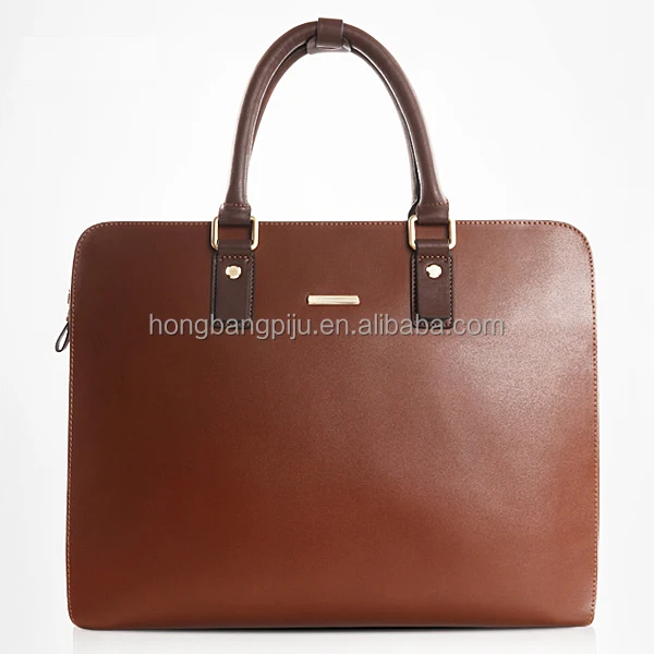 2015 New Fashion Men Custom Gift leather laptop briefcase