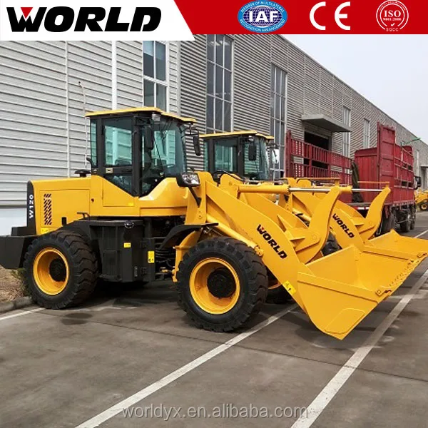 Chinese Mini 2Ton 1.2m3 with A/C Cabin Wheel Loader