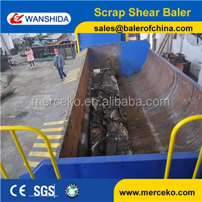 
Hydraulic Scrap Metal Shear Baler 
