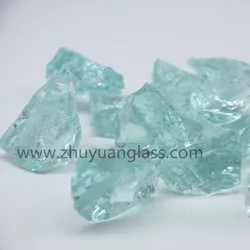 Садовые стеклянные камни используемые для установки габионных