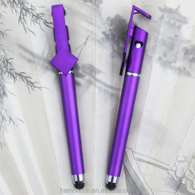 2018 Promotional touch stylus pen for smart board pen phone Mobile phone support gel ink pen