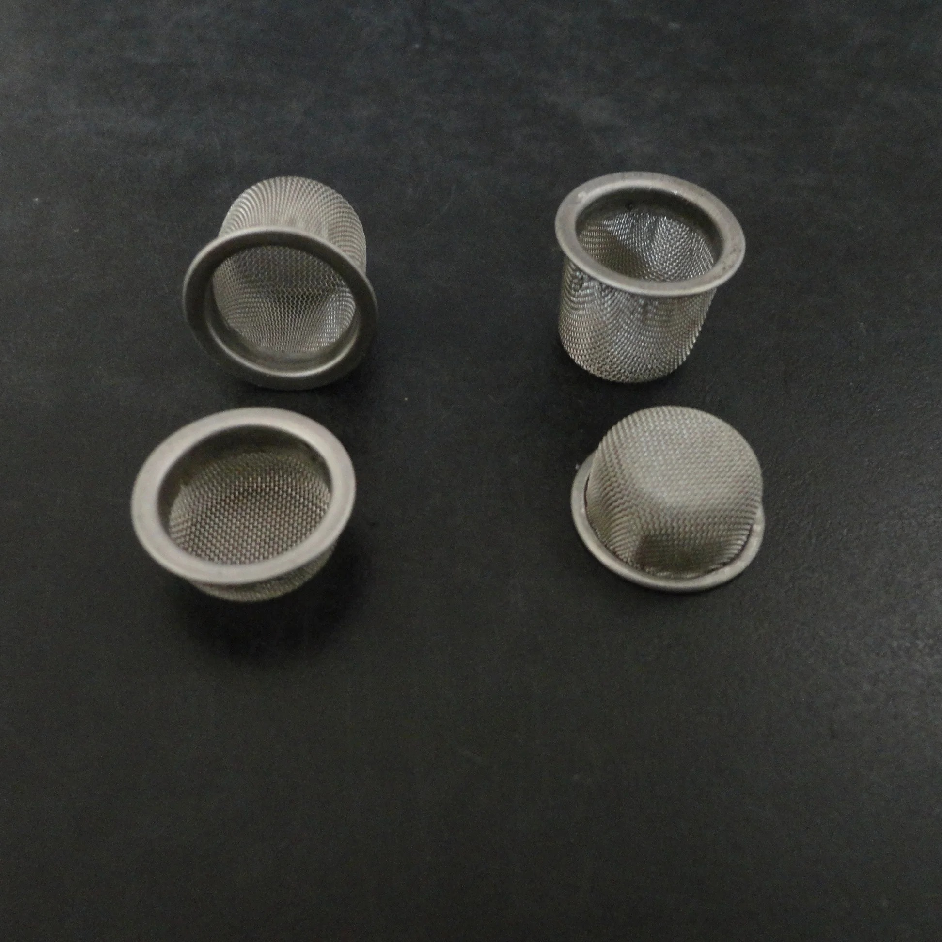 stainless steel bowl shape mesh filter with wrapping edge for smoking pipe