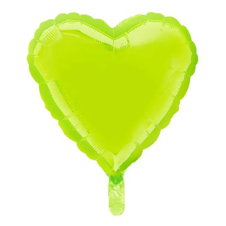 China wholesales heart shaped 18inch macaron foil balloon for party  decorations.