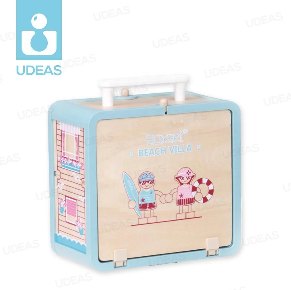 
DIY wooden toy box wooden tool box toy puzzle play house toy 