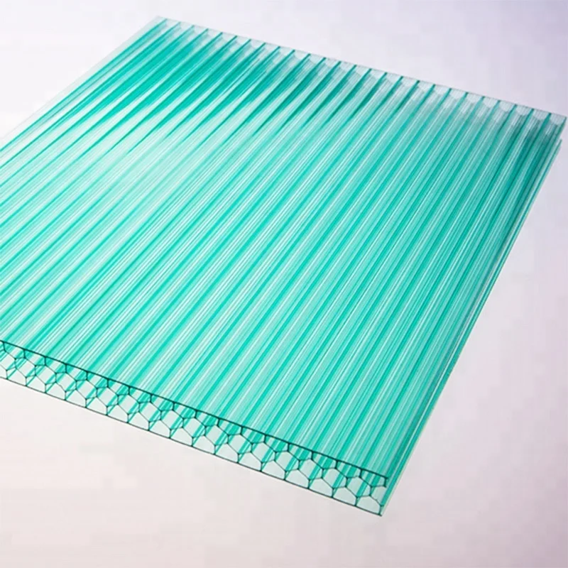 
honeycomb polycarbonate plastic sheet balcony cover sheet roof materials 