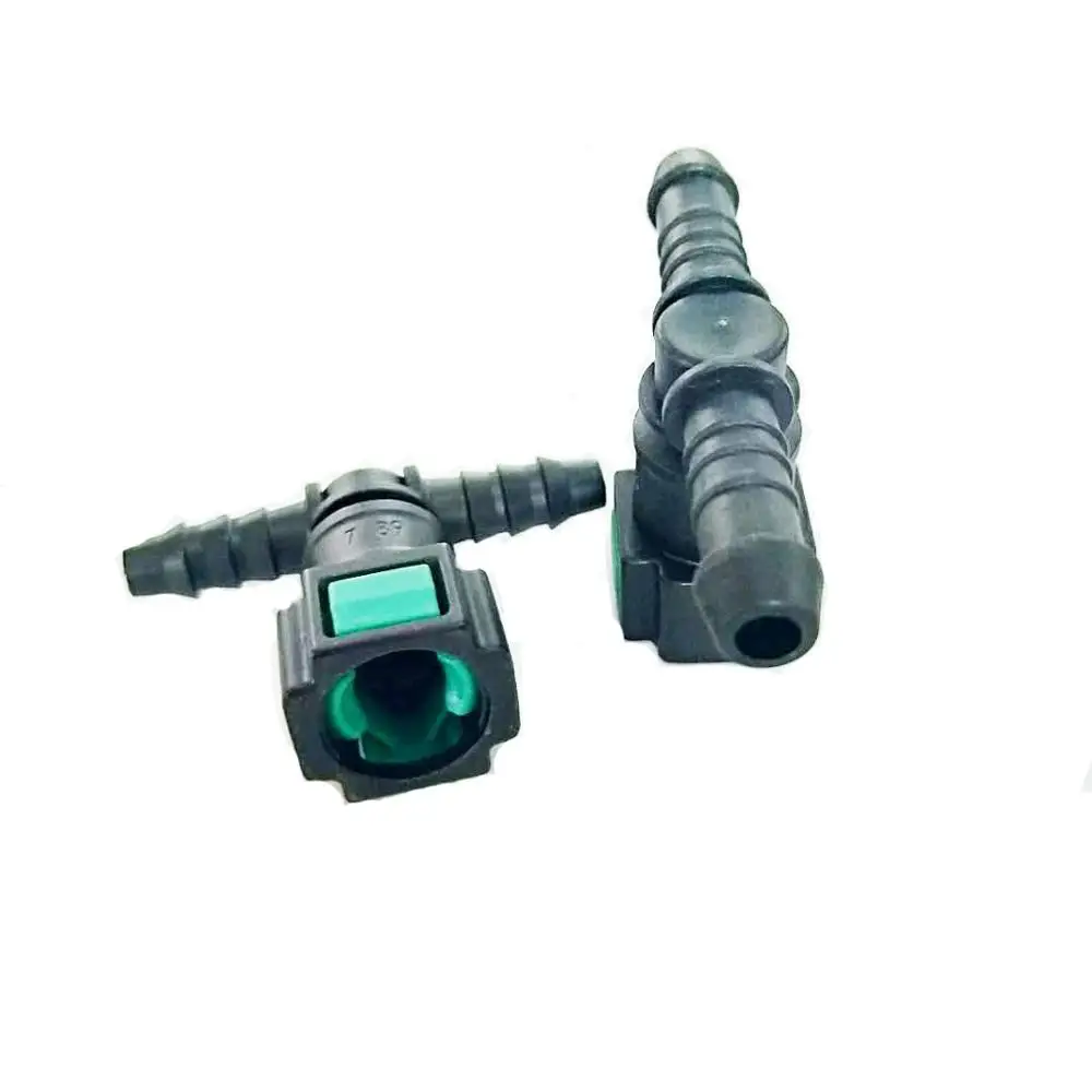 PA3 PA6 PA12 6.3-90/180 Fuel steam hose/oil hose connector