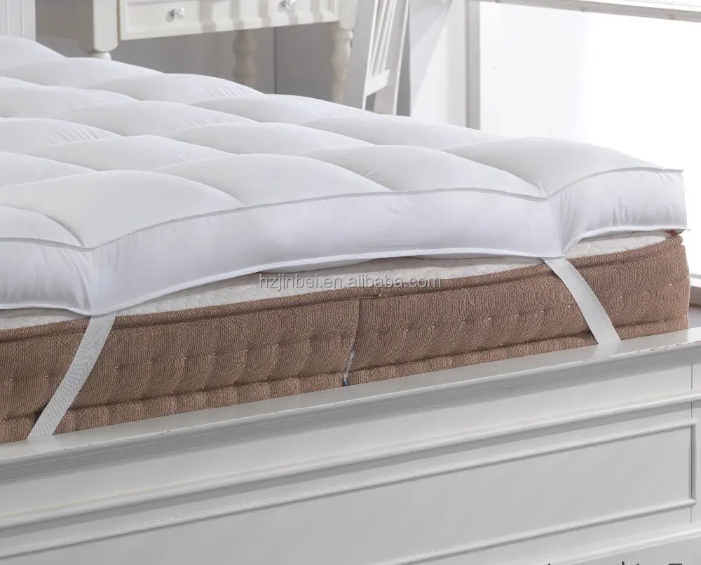 
Soft King Mattress Topper, Polyester Mattress Pad with gueest 