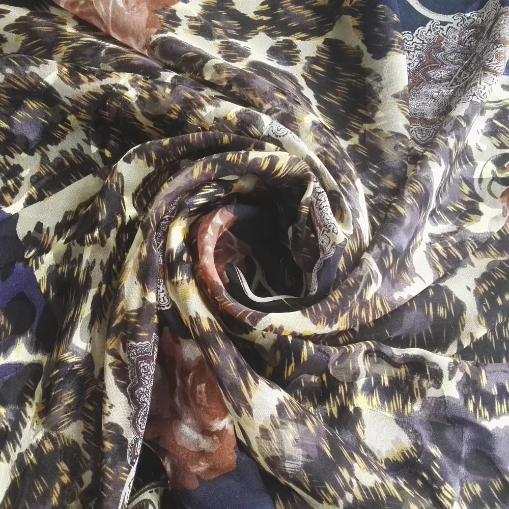 
Devore Silk chiffion satin fabric for dress,scarf 